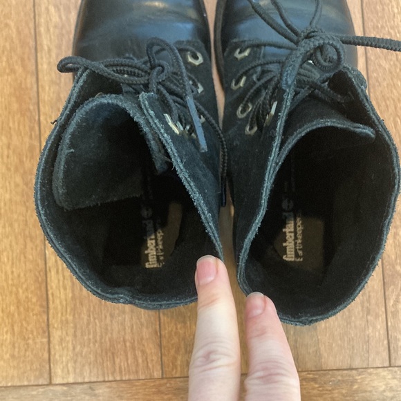 Timberland Earthkeepers Black Suede Leather Fold Down Boot - 7M - Picture 9 of 15